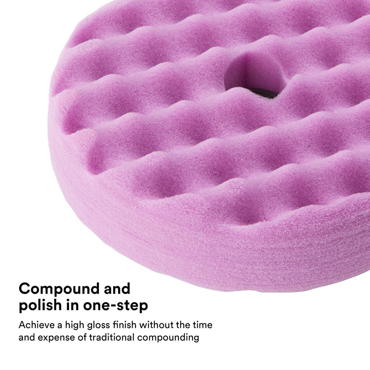 3M Perfect-It 1-Step Foam Finishing Pad, Quick Connect, Purple, 6 in (33034) (7100191413)  - (6Pack) - 5