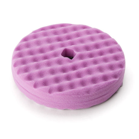 3M Perfect It 1 Step Foam Finishing Pad, Quick Connect, Waffle Face, Purple, 8 in (33035) (7100191416)  - (6Pack)
