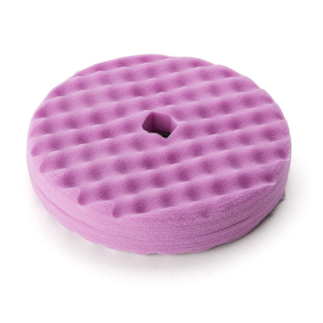 3M Perfect It 1 Step Foam Finishing Pad, Quick Connect, Waffle Face, Purple, 8 in (33035) (7100191416)  - (6Pack)