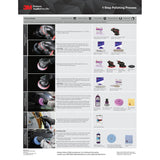 3M Perfect It 1 Step Foam Finishing Pad, Quick Connect, Waffle Face, Purple, 8 in (33035) (7100191416)  - (6Pack) - 8