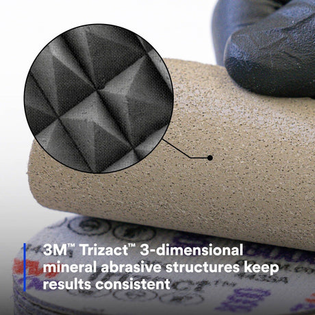 3M 443SA 30804 Trizact Hookit Foam Disc, 8000, 3 in (7100193763) (60 Pack) - 9