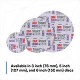 3M 30805 Trizact Hookit Foam Disc , 8000, 5 in (7100193766) (15 Pack) - 6