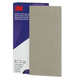 3M 443SA 30803 Trizact Hookit Foam Abrasive Sheet, Silicon Carbide 8000 Grit, Gray, 70 mm x 140 mm (7100194290) (50 Pack)