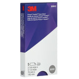 3M 443SA 30803 Trizact Hookit Foam Abrasive Sheet, Silicon Carbide 8000 Grit, Gray, 70 mm x 140 mm (7100194290) (50 Pack) - 6