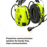 3M MT15H7P3EWS6 PELTOR WS ProTac XPI Headset Hard Hat Attached (7100195960) - 5