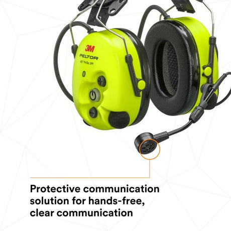 3M MT15H7P3EWS6 PELTOR WS ProTac XPI Headset Hard Hat Attached (7100195960) - 5
