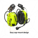 3M MT15H7P3EWS6 PELTOR WS ProTac XPI Headset Hard Hat Attached (7100195960) - 8