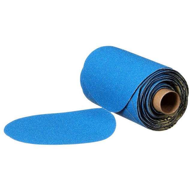3M 36265 Stikit Blue Abrasive Disc Roll 321U, 5 in, 80, No Hole (7100199698)