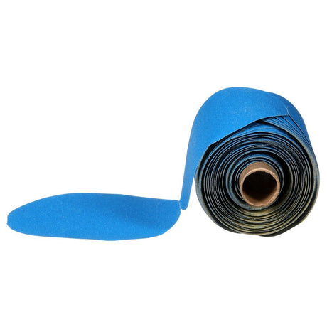 3M 321U 36266 Stikit Blue Abrasive Disc Roll, No Hole, 5 in, 120 Grade (7100199700) (500 Pack) - 3