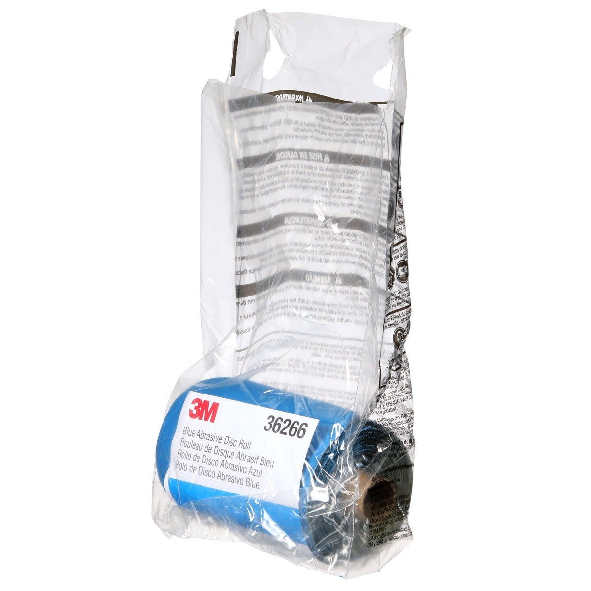3M 321U 36266 Stikit Blue Abrasive Disc Roll, No Hole, 5 in, 120 Grade (7100199700) (500 Pack) - 5