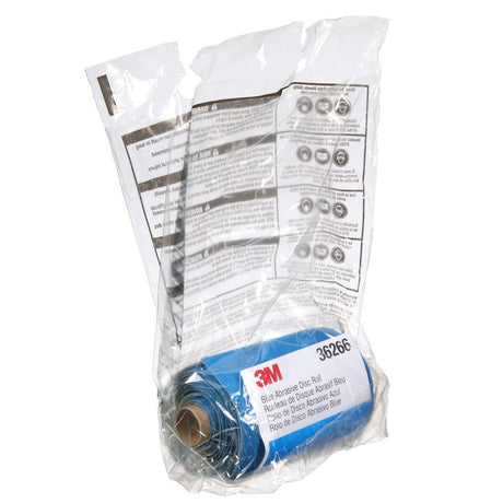 3M 321U 36266 Stikit Blue Abrasive Disc Roll, No Hole, 5 in, 120 Grade (7100199700) (500 Pack) - 8