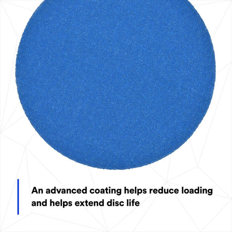3M 321U 36269 Stikit Blue Abrasive Disc Roll, No Hole, 5 in, 220 Grade (7100199702) (500 Pack) - 6