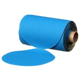 3M 321U 36268 Stikit Blue Abrasive Disc Roll + No Hole, 5 in, 180+ Grade, Blue, PSA, 100 Discs Pack (7100199703) (500 Pack) - 2