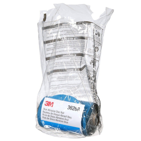 3M 321U 36268 Stikit Blue Abrasive Disc Roll + No Hole, 5 in, 180+ Grade, Blue, PSA, 100 Discs Pack (7100199703) (500 Pack) - 6