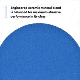 3M 321U 36268 Stikit Blue Abrasive Disc Roll + No Hole, 5 in, 180+ Grade, Blue, PSA, 100 Discs Pack (7100199703) (500 Pack) - 9