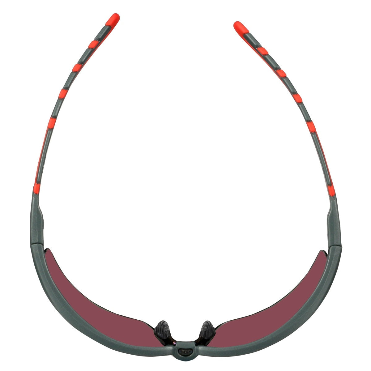3M S2024AS-RED Solus 2000 Series Safety Glasses Anti-Scratch Red Mirror Lens Gray/Red Frame Adjustable Ratchet Temples (7100203162) (20 Pack) - 8