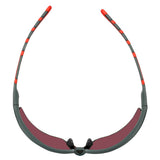 3M S2024AS-RED Solus 2000 Series Safety Glasses Anti-Scratch Red Mirror Lens Gray/Red Frame Adjustable Ratchet Temples (7100203162) (20 Pack) - 8