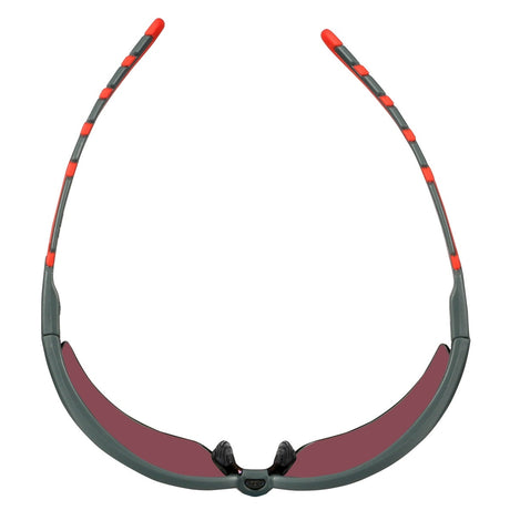 3M S2024AS-RED Solus 2000 Series Safety Glasses Anti-Scratch Red Mirror Lens Gray/Red Frame Adjustable Ratchet Temples (7100203162) (20 Pack) - 8