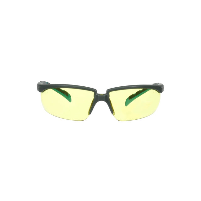 3M S2003SGAF-BGR Solus 2000 Series, Gray/Blue-Green Temples, Scotchgard Anti-Fog Coating, Amber AF-AS lens (7100203164) (20 Pack)