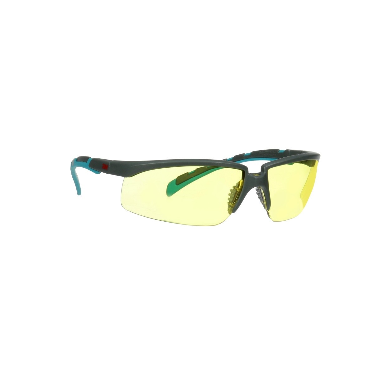 3M S2003SGAF-BGR Solus 2000 Series, Gray/Blue-Green Temples, Scotchgard Anti-Fog Coating, Amber AF-AS lens (7100203164) (20 Pack) - 6