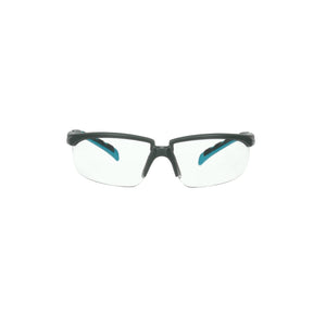 3M S2001SGAF-BGR Solus 2000 Series, Gray/Blue-Green Temples, Scotchgard Anti-Fog Coating, Clear AF-AS lens (7100203178) (20 Pack)