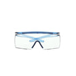 3M SF3701AS-BLU SecureFit 3700 Series OTG Safety Glasses, Anti Scratch Clear Lens, Blue Temples (7100203180) (10 Pack)