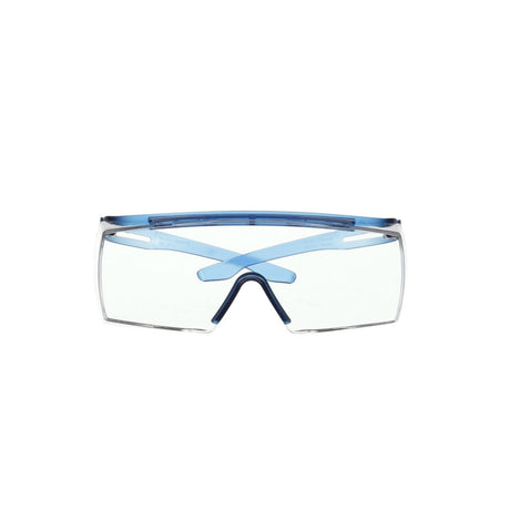 3M SF3701AS-BLU SecureFit 3700 Series OTG Safety Glasses, Anti Scratch Clear Lens, Blue Temples (7100203180) (10 Pack)