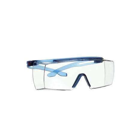 3M SF3701AS-BLU SecureFit 3700 Series OTG Safety Glasses, Anti Scratch Clear Lens, Blue Temples (7100203180) (10 Pack) - 9