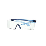 3M SF3701AS-BLU SecureFit 3700 Series OTG Safety Glasses, Anti Scratch Clear Lens, Blue Temples (7100203180) (10 Pack) - 10