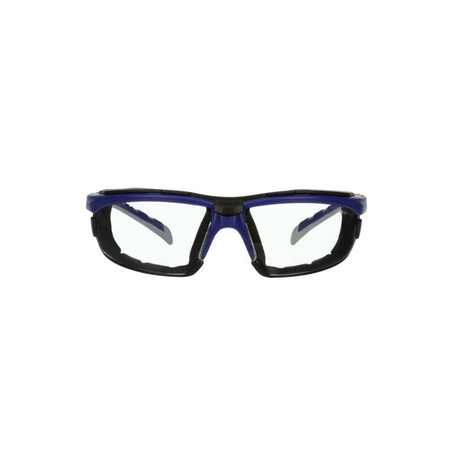 3M S2001SGAF-BGR-F Solus 2000 Series Safety Glasses, Anti-Fog Anti-Scratch, Clear Lens, Gray Teal Frame, Removable Foam Gasket (7100203183) (20 Pack)