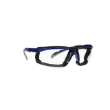 3M S2001SGAF-BGR-F Solus 2000 Series Safety Glasses, Anti-Fog Anti-Scratch, Clear Lens, Gray Teal Frame, Removable Foam Gasket (7100203183) (20 Pack) - 7