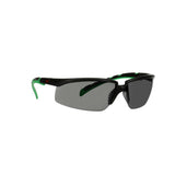 3M S2030AS-BLK Solus 2000 Series Safety Glasses, Anti-Scratch, IR Shade 3.0 Gray Lens, Black Green Temples (7100203188) (20 Pack) - 3
