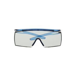3M SF3707AS-BLU SecureFit 3700 Series OTG Safety Glasses, Anti Scratch, Indoor Outdoor Gray Lens, Blue Temple (7100203195) (10 Pack)