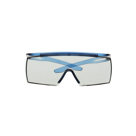 3M SF3707AS-BLU SecureFit 3700 Series OTG Safety Glasses, Anti Scratch, Indoor Outdoor Gray Lens, Blue Temple (7100203195) (10 Pack)