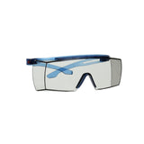 3M SF3707AS-BLU SecureFit 3700 Series OTG Safety Glasses, Anti Scratch, Indoor Outdoor Gray Lens, Blue Temple (7100203195) (10 Pack) - 7