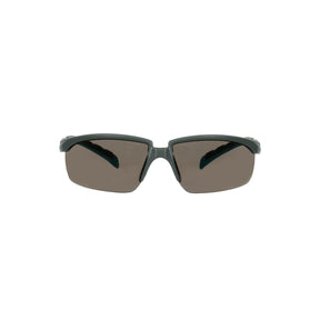 3M S2002SGAF-BGR Solus 2000 Series Safety Glasses with Scotchgard Anti-Fog Anti-Scratch Coating, Gray Lens, Gray Teal Frame, Adjustable Ratchet Temples (7100203287) (20 Pack)