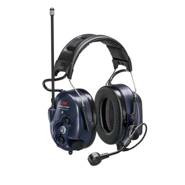 3M MT73H7A4610WS6NA PELTOR WS LiteCom Plus Headset Headband Style Hearing Protection Analog UHF Two-Way Radio Bluetooth Hands-Free Water and Dust Proof Noise Cancelling Microphone (7100204433)