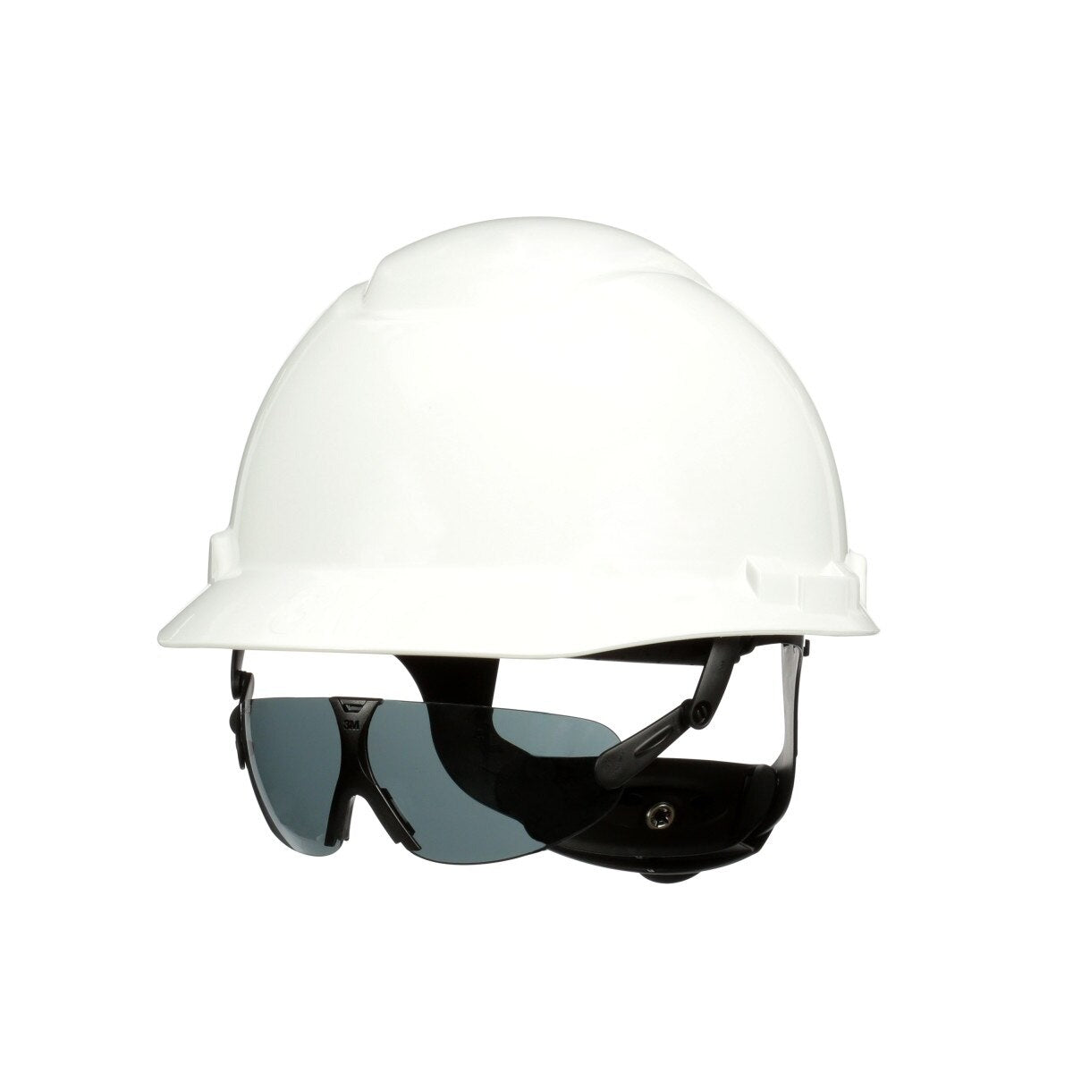 3M HIE602AF Integrated Protective Eyewear Gray Anti-Fog Lens Hard Hat Attachment (7100205236)  - (20Pack) - 3
