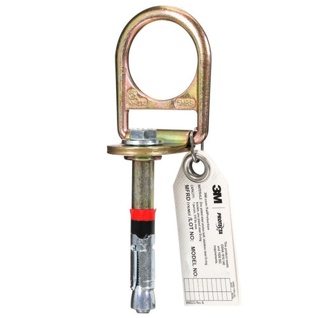 3M 2190055 Protecta Concrete Anchor Bolt-On 12Mm Swivel D Anchor Silver Gold (7100207457) - 2