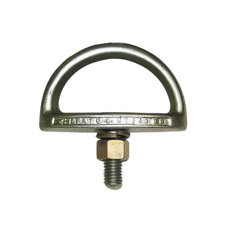 3M AN112A PROTECTA Eyebolt Anchor, Threaded, Permanent, Bolt Weld, Zinc Plated Steel, Silver, 2-1/4 in Ring (7100208214)