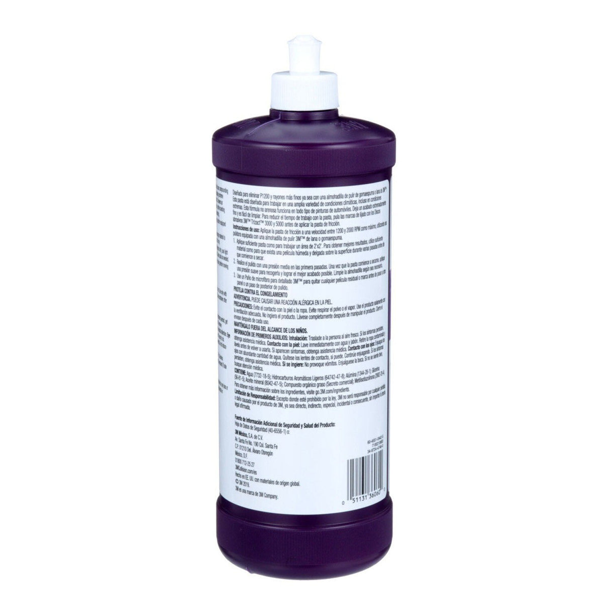 3M Perfect-It EX AC Rubbing Compound Fast Cutting High Performing 1 qt 32 fl oz (36060) (7100210683)  - (6Pack) - 5