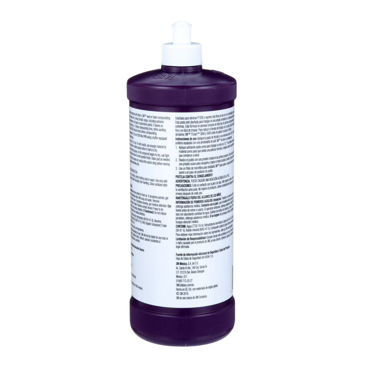 3M Perfect-It EX AC Rubbing Compound Fast Cutting High Performing 1 qt 32 fl oz (36060) (7100210683)  - (6Pack) - 6