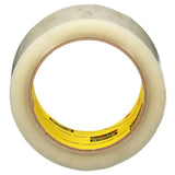 3M 375+ Scotch High Tack Box Sealing Tape, Hot Melt Adhesive, Polypropylene Film Backing, Clear, 48 mm x 50 m (7100215092) (36 Pack) - 4
