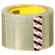 3M 375+ Scotch High Tack Box Sealing Tape, Hot Melt Adhesive, Clear, 72 mm x 50 m (7100215467) (24 Pack)