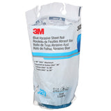 3M 321U Stikit Blue Abrasive Sheet Roll, 320 Grit, PSA, No Hole, 2-3/4 in x 45 yd (36225) (7100216685)  - (5Pack) - 4