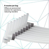 3M 08966 No Cleanup Replacement Nozzles High Performance Disposable Plastic Nozzle (7100217990) (32 Pack) - 8