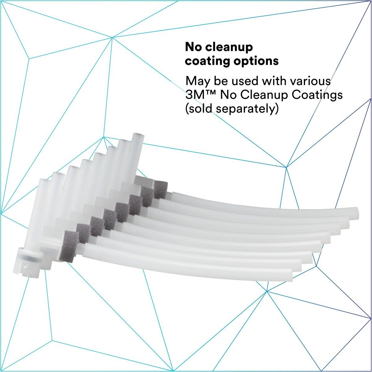3M 08966 No Cleanup Replacement Nozzles High Performance Disposable Plastic Nozzle (7100217990) (32 Pack) - 9