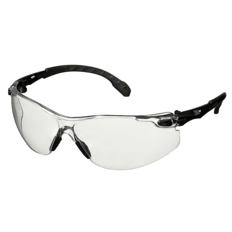 3M Scotchgard Solus 1000 Series Safety Glasses, Black Temples, Clear AF-AS Lens, Anti Fog Anti Scratch (S1501SGAF) (7100220751)  - (20Pack) - 10