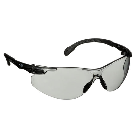 3M S1507SGAF Solus 1000 Series Safety Glasses, Black Temples, Indoor Outdoor Gray AF-AS Lens, Anti Fog Anti Scratch Coating (7100220752)  - (20 Pack)