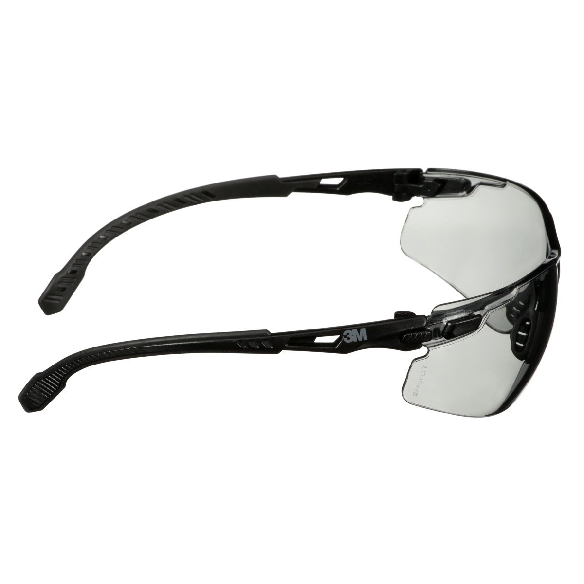 3M S1507SGAF Solus 1000 Series Safety Glasses, Black Temples, Indoor Outdoor Gray AF-AS Lens, Anti Fog Anti Scratch Coating (7100220752)  - (20 Pack) - 4